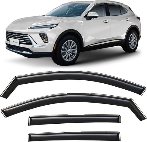 CLIM ART in-Channel Incredibly Durable Rain Guards Compatible with Sonata 2020-2026, Original Window Deflectors, Vent Window Visors, Vent Deflector, 4 pcs. - 620290 in Kuwait