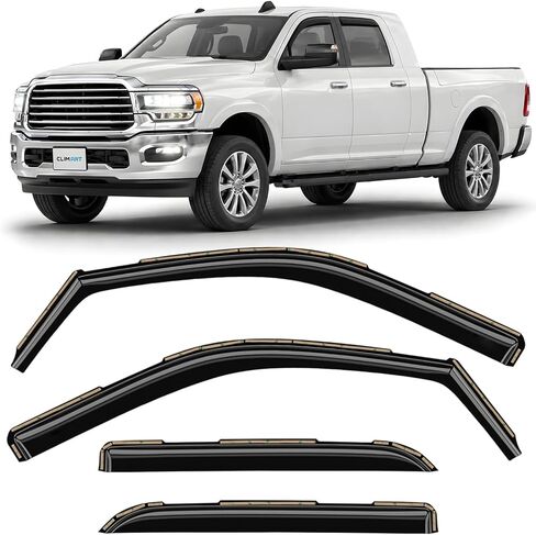 CLIM ART in-Channel Incredibly Durable Rain Guards Compatible with Sonata 2020-2026, Original Window Deflectors, Vent Window Visors, Vent Deflector, 4 pcs. - 620290 in Kuwait