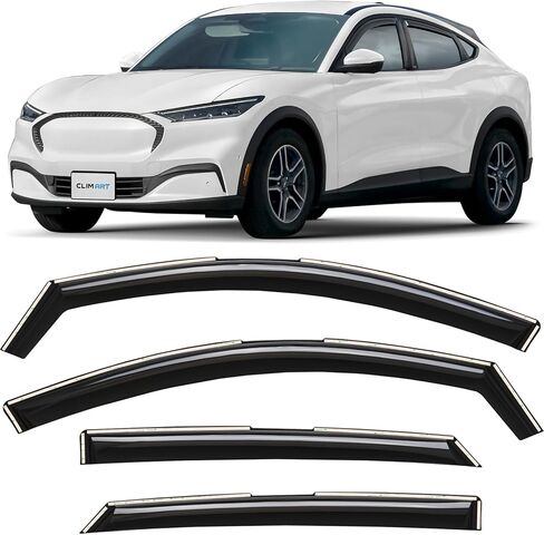 CLIM ART in-Channel Incredibly Durable Rain Guards Compatible with Sonata 2020-2026, Original Window Deflectors, Vent Window Visors, Vent Deflector, 4 pcs. - 620290 in Kuwait