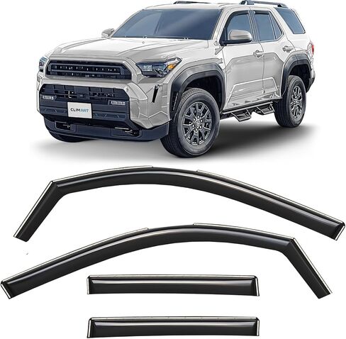 CLIM ART in-Channel Incredibly Durable Rain Guards Compatible with Sonata 2020-2026, Original Window Deflectors, Vent Window Visors, Vent Deflector, 4 pcs. - 620290 in Kuwait