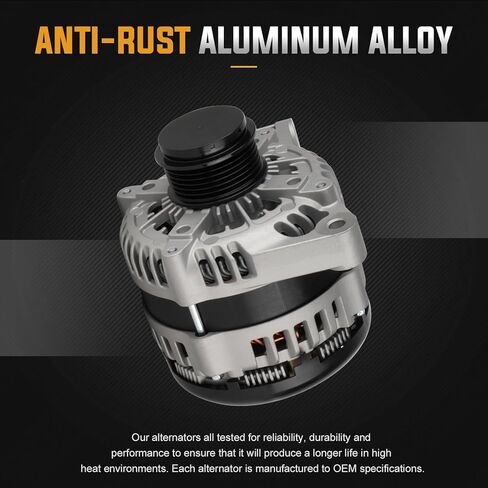 New Alternator 3.6 3.6L for Chevrolet Traverse 2009-2017, Buick Enclave 2008-2017, GMC Acadia Limited 2017, Acadia 2007-2016, Saturn Outlook 2007-2010 Replace# 11252 in Kuwait