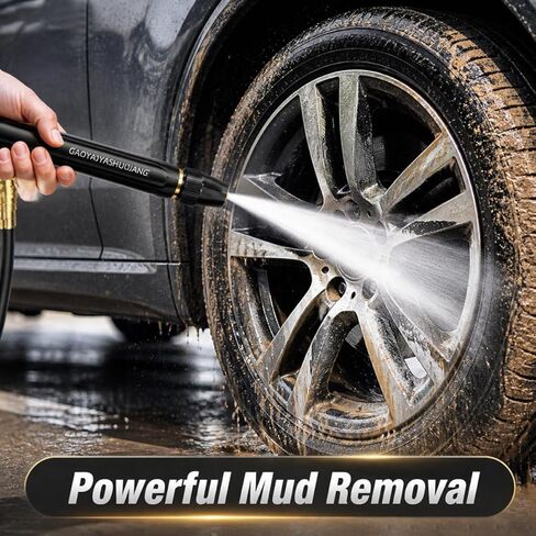 2-Pack Home High Pressure Car Wash Water Gun, High Pressure Water Gun with High Pressure Hose Nozzle, Adjustable Spray Nozzle for Garden Hose, Car Washing, Lawn Watering & Patio Cleaning in Kuwait