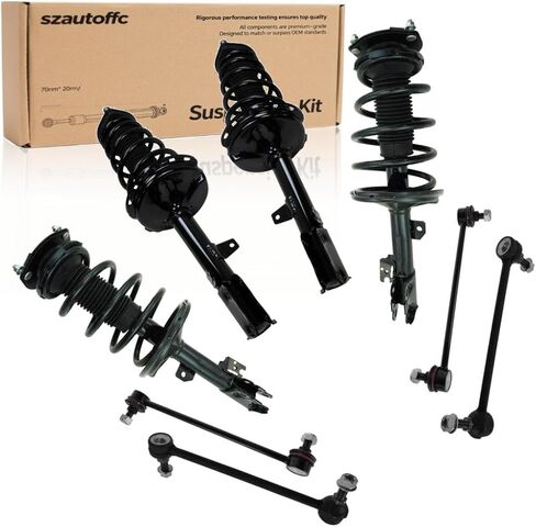 مجموعة مجموعة زنبركية مكونة من 8 قطع ومجموعة نهاية قضيب Sway متوافقة مع قاعدة Lexus 08-09 RX350 FWD in Kuwait