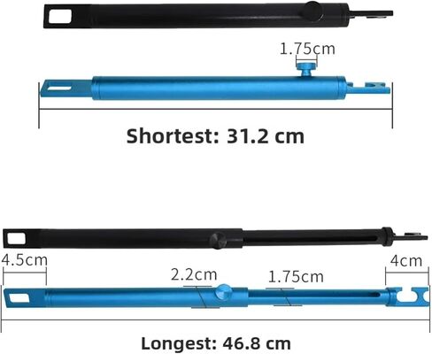 Tailgate support rod Adjustable Car Tailgate Stand Featuring Pole Suspension Universal(Blue) in Saudi Arabia