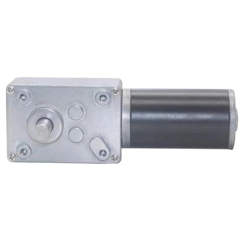 5840-31ZY DC 12V/24V Worm Geared Motor 7-470rpm High Torque D Shaft Motor 8mm Shaft Rotating Table Door Self-Lock 70kg.cm 6.5A (40RPM 24V) in Kuwait