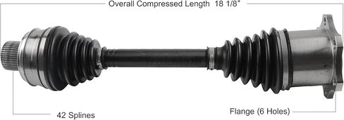 TrakMotive CV Axle Shaft - AD-8168 in Saudi Arabia