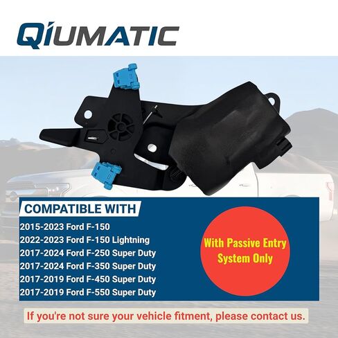 مشغل قفل الباب الخلفي لسيارة Ford F-150 F-250 F-350 F-450 Super Duty 2015-2023، استبدل GC3Z-9943170-E، GC3Z-9943170-A FL3Z-9943170-C مشغل مزلاج الصندوق الخلفي مع دخول سلبي فقط in Kuwait