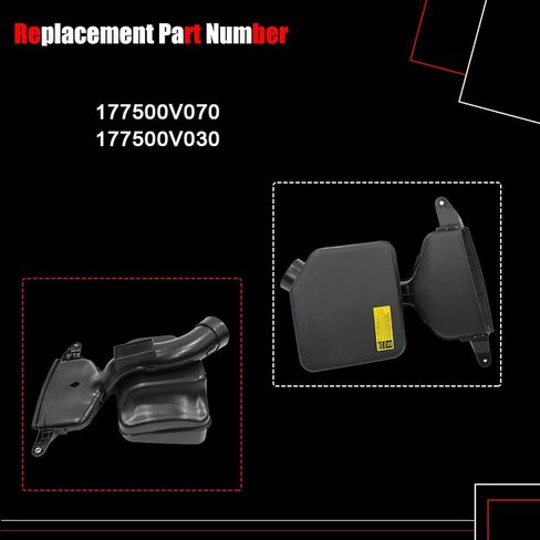 خرطوم مدخل فلتر هواء المحرك من AUCERAMIC مناسب لسيارة Toyota Camry 2.5L XLE L LE SE XLE 2012 2013 2014 2015 2016 2017، غير مناسب للنماذج الهجينة، يستبدل OE 177500V030، 177500V070 in Kuwait