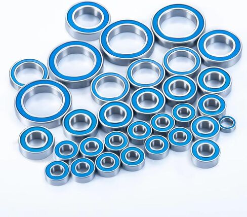 Rc Accessories for TRX-4 for E-Revo 2.0 TRA86086-4 1/10 32Pcs Wheel Hub Axle Blue Sealed Bearing Kit RC Crawler Car Parts in Kuwait