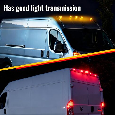 أضواء سقف الكابينة العلوية مصابيح Led للتخليص الجري لـ 2014-2020 دودج رام ProMaster Van1500 2500 3500 in Kuwait
