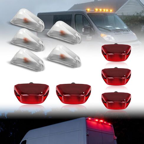 أضواء سقف الكابينة العلوية مصابيح Led للتخليص الجري لـ 2014-2020 دودج رام ProMaster Van1500 2500 3500 in Kuwait