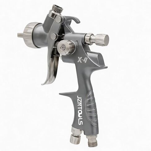 V Shaped Plum Blossom Gap Nozzle,HVLP Air Spray Gun 1.3mm Slit Nozzle & 1.7mm Nozzle，Air Spray Paint Gun with 600cc Cup, Automotive Paint Sprayer for Touch Up, Primer, Top Coat in Saudi Arabia