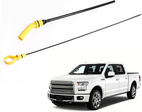 FL3Z-6754-C FL3Z-6750-D مقياس زيت المحرك مع أنبوب تحت غطاء الصمام مناسب لفورد F-150 5.0L 2015-2017 مناسب لفورد موستانج GT 5.0L 2015-2017 يستبدل FL3Z6754C FL3Z6750D in Kuwait