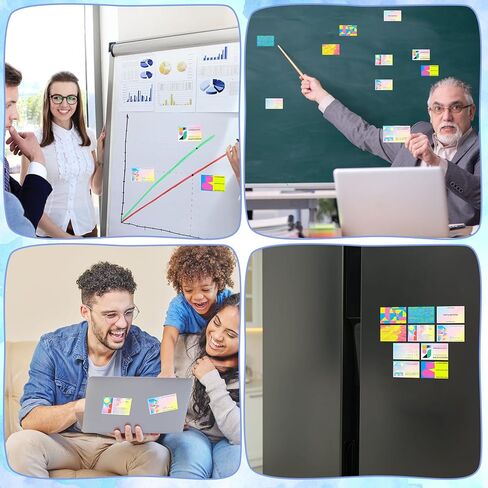 150 Pack Business Card Magnets Peel and Stick, 3.5x2 inch Self Adhesive Magnetic Business Cards for DIY Craft Office Fridge in Saudi Arabia