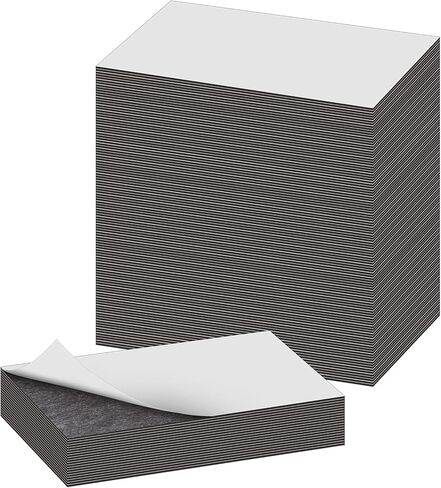 150 Pack Business Card Magnets Peel and Stick, 3.5x2 inch Self Adhesive Magnetic Business Cards for DIY Craft Office Fridge in Saudi Arabia
