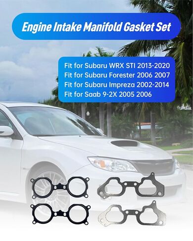 MS 96523 Engine Intake Manifold Gasket Set Fit for Subaru WRX STI 2013-2020 / Forester 2006 2007 / Impreza 2002-2014 / Saab 9-2X 2005-2006 in Saudi Arabia