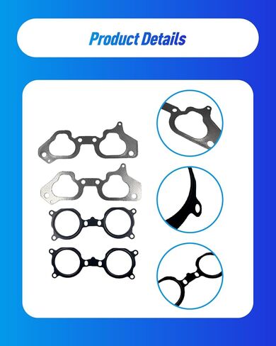 MS 96523 Engine Intake Manifold Gasket Set Fit for Subaru WRX STI 2013-2020 / Forester 2006 2007 / Impreza 2002-2014 / Saab 9-2X 2005-2006 in Saudi Arabia
