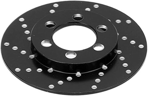 4pcs RC Brake Disc Aluminum Alloy Brake Caliper, RC Brake Disc for 2.2 Inch Wheel, Simulation Wheel Brake Caliper for 1/10 RC Crawler Car, Compatible with Axial SCX10 90046, (Black) in Saudi Arabia