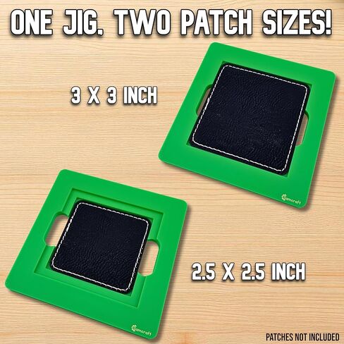 Samcraft Square Patch Jig for xTool F1 - يحمل رقع جلدية مقاس 2.5 و3 بوصة للنقش in Kuwait