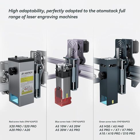 Atomstack Maker L1 Z-Axis Slide Lifting Device, Precise Z-Axis Focusing Adjuster for Precise Focusing of All A30 Pro/X30 Pro/A20 Pro/X20 Pro/A10 Pro/X7 Pro/A5 Pro Laser Engraving Machines. in Saudi Arabia