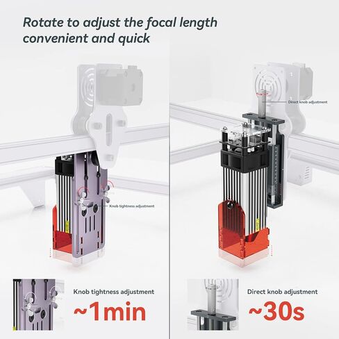 Atomstack Maker L1 Z-Axis Slide Lifting Device, Precise Z-Axis Focusing Adjuster for Precise Focusing of All A30 Pro/X30 Pro/A20 Pro/X20 Pro/A10 Pro/X7 Pro/A5 Pro Laser Engraving Machines. in Saudi Arabia