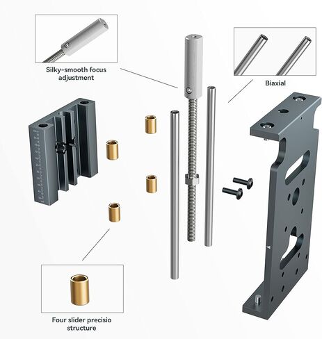 Atomstack Maker L1 Z-Axis Slide Lifting Device, Precise Z-Axis Focusing Adjuster for Precise Focusing of All A30 Pro/X30 Pro/A20 Pro/X20 Pro/A10 Pro/X7 Pro/A5 Pro Laser Engraving Machines. in Saudi Arabia