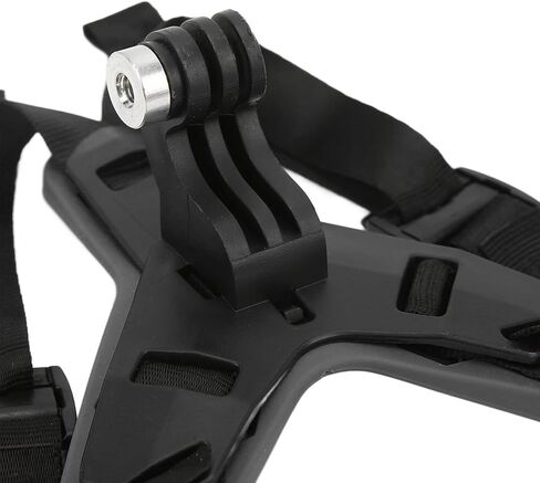 Brrnoo Motorcycle Helmet Bracket with Phone Holder, Motorcycle Helmet Front Chin Bracket Lightweight Chin Mount Holder Skid Front (Black) in Kuwait