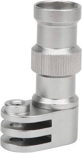 Aluminum Alloy Bicycle Camera Mount Bracket Silver 5.4x3.3x1.8cm - Stable & Sports Camera Holder for Road & Mountain Bikes, Anti - Shake Recording in Kuwait
