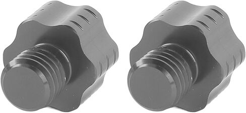 CNC Aluminum Alloy Mirror Screws, Mirror Hole Plugs with Deep Threads, Compatible with Most 10mm Rearview Mounts (Ti Color) in Kuwait