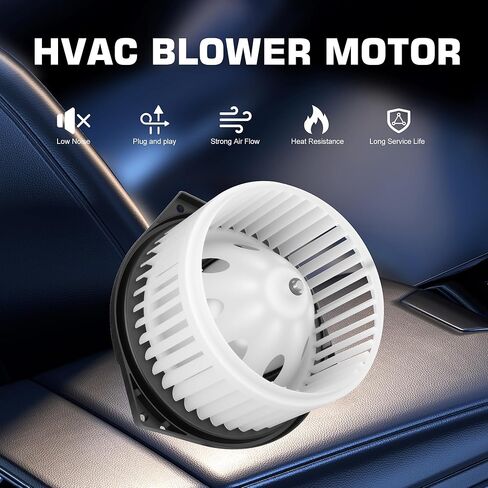استبدال مروحة محرك منفاخ التيار المتردد لإنفينيتي G25 G35 G37 Q45 Q50 Q60 M35 M45 EX35 EX37 FX35 FX45، 2007-2019 لنيسان ألتيما مورانو 350Z 370Z كويست، محرك منفاخ سخان HVAC، 700193، 27200-JN00A in Kuwait