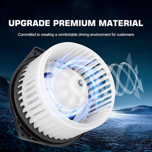 استبدال مروحة محرك منفاخ التيار المتردد لإنفينيتي G25 G35 G37 Q45 Q50 Q60 M35 M45 EX35 EX37 FX35 FX45، 2007-2019 لنيسان ألتيما مورانو 350Z 370Z كويست، محرك منفاخ سخان HVAC، 700193، 27200-JN00A in Kuwait