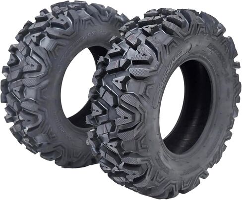 Set of 2 ActiveTrail All-Terrain Tire - 25x8x12 ATV Tires, 25x8-12 ATV Tires, 6 PR, Tubeless QD137 in Saudi Arabia