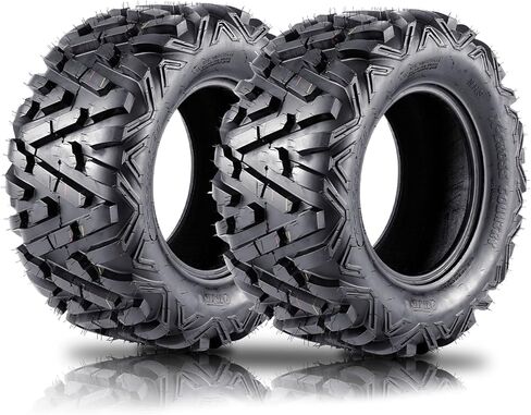 Set of 2 ActiveTrail All-Terrain Tire - 25x8x12 ATV Tires, 25x8-12 ATV Tires, 6 PR, Tubeless QD137 in Saudi Arabia