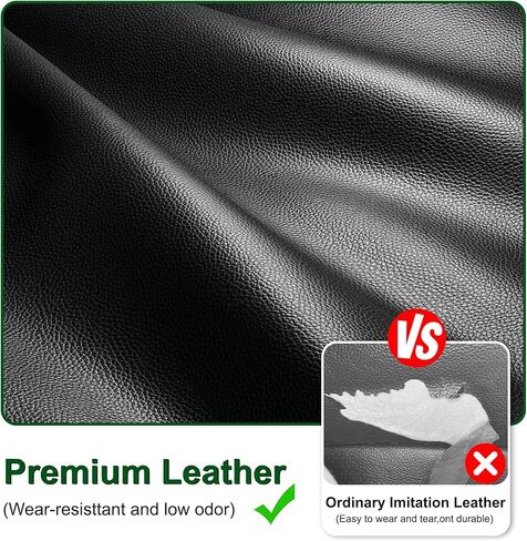for Ford F150 Seat Covers 2009-2024 2025 2026,F250 F350 F450 2017-2026,Waterproof Leather Truck Seat Covers for Crew Cab XL XLT Lariat King Ranch Platinum(Black,Full Set) in Kuwait