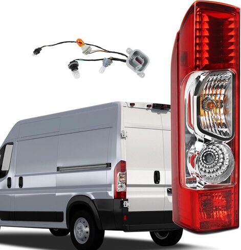 مصابيح خلفية مع مصابيح وأحزمة متوافقة مع الضوء الخلفي Ram Promaster 2014-2026 (جانب السائق الأيسر) OE:04725947AD in Kuwait
