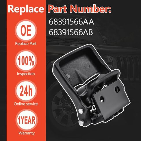 CULMKARI 68391566AA Folding Top Latch Fits for 2018-2024 Wrangler 2020-2024 Gladiator Replace Part Number 68391566AB in Saudi Arabia