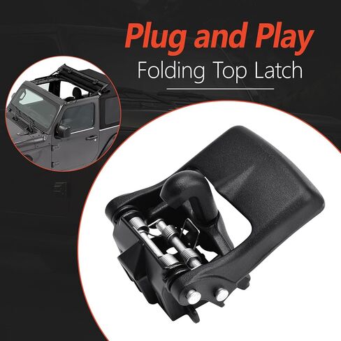 CULMKARI 68391566AA Folding Top Latch Fits for 2018-2024 Wrangler 2020-2024 Gladiator Replace Part Number 68391566AB in Saudi Arabia