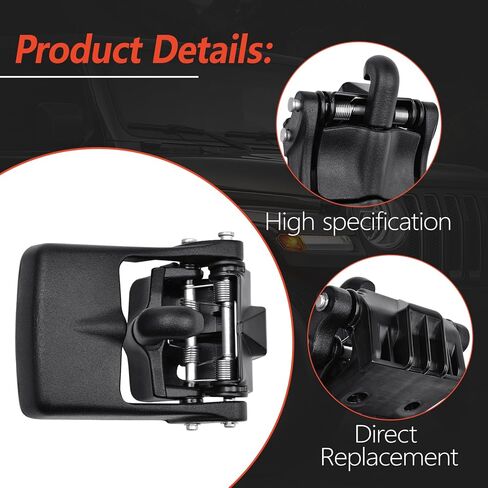 CULMKARI 68391566AA Folding Top Latch Fits for 2018-2024 Wrangler 2020-2024 Gladiator Replace Part Number 68391566AB in Saudi Arabia