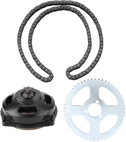T8F Chain and Rear Sprocket Kit for Mini Motorcycle, 55齿 Chain Sprocket with 6 Teeth for T8F Drive System, 55t 6t in Kuwait