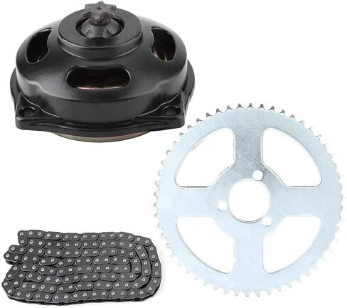 T8F Chain and Rear Sprocket Kit for Mini Motorcycle, 55齿 Chain Sprocket with 6 Teeth for T8F Drive System, 55t 6t in Kuwait