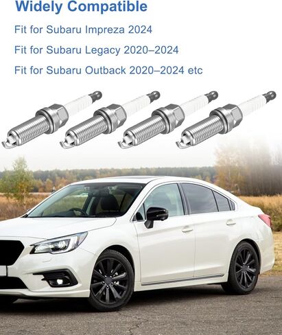 DILKAR7Q8 91899 Iridium Spark Plug Fit for Subaru Crosstrek 2 Crosstrek 2.5 Forester Impreza Legacy Outback 2019-2024, 4 Pcs in Saudi Arabia