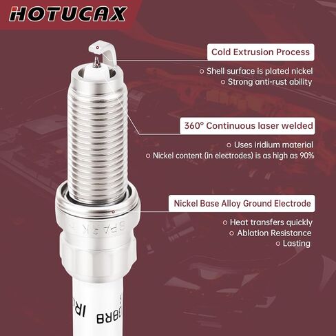 مجموعة من 4 ملفات إشعال UF750 12138643360 و4 قطع شمعات إشعال إيريديوم متوافقة مع BMW 340i GT 540i X3 740i 640i xDrive M240i X4 Mini Cooper Clubman - 1.5L 3.0L L3 L6 in Kuwait