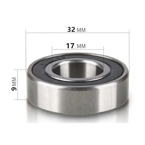 2PCS ABEC-5 17329-2RS Bearing 6002 17329 6002/17-2RS Bike Bearing 17 * 32 * 9 Bicycle Bearing 17x32x9 mm in Kuwait