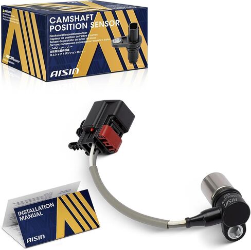 AISIN AFTERMARKET CMSAZ-00128 مستشعر موضع عمود الحدبات للمحرك - متوافق مع Jaguar XJR 98-09، XJ8 99-09، XK 07-08، XK8 99-06، XKR 00-08، S-Type 00-08، Super V8 05-09، Vanden Plas 98-09 - 4.0L 4.2 لتر in Kuwait