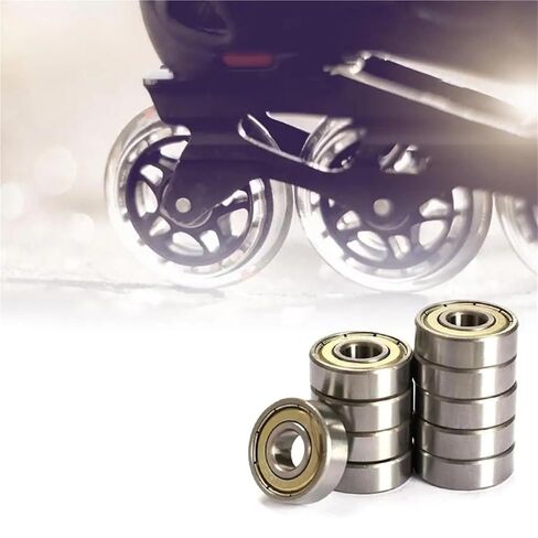 10-100 قطعة 608 ZZ 608RS الكرات 608ZZ معدن مزدوج محمية لوح التزلج الأخدود العميق الكرات 8 مللي متر × 22 مللي متر × 7 مللي متر (80 قطعة) in Kuwait