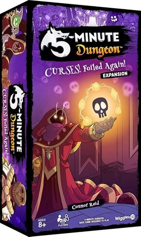 Wiggles 3D 5-Minute Dungeon: Curses! Foiled Again! Expansion | Real-Time Cooperative Board Game Add-On | New Heroes, Curses, Artifacts | 1-6 Players | Ages 8+ in Kuwait