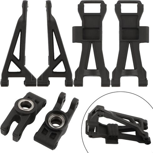 for H16BM RC Car 16210（16260+16240+16250+R168Z） Rear Upper & Lower Suspension Arm and Rear Steering Block Parts for H16BM H16GT H16DR JC16EP H16R H16E 16208 16209 16210 H16P M161 M164 Trucks in Kuwait