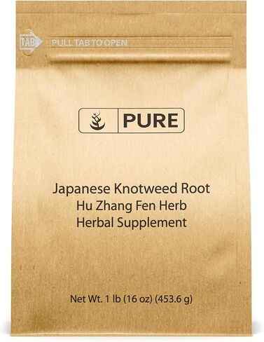 المكونات الأصلية النقية اليابانية Knotweed (1 رطل) Hu Zhang Fen، مكمل تقليدي، خالي من الغلوتين in Saudi Arabia