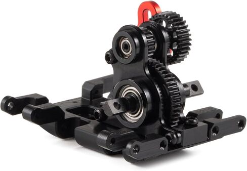 SCX24 Transmission,Aluminium NOD-24 Transmission for SCX24 Custom Build 1/24 RC Crawler Comp Rigs (Silver with Upper Link mounts) in Saudi Arabia