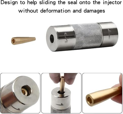 Fuel Injector Seal Installer Tool - Compatible with Land Rover & Jaguar 3.0L 5.0L V8 Engines, for 310-198 310-199 in Saudi Arabia